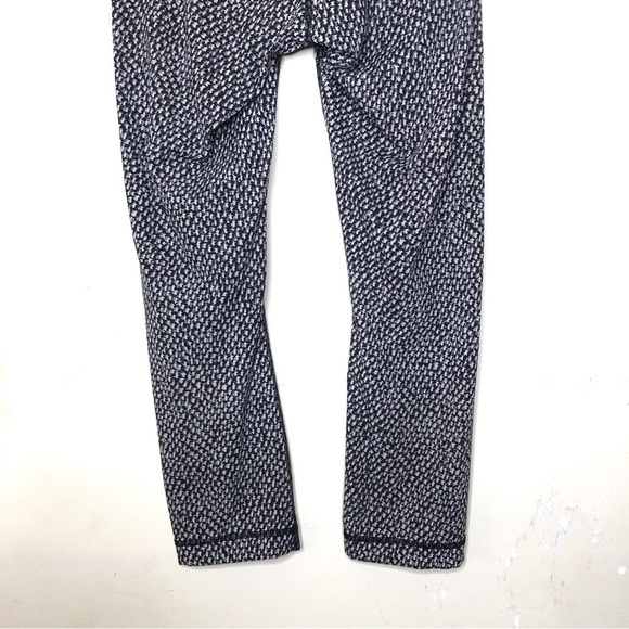 lululemon Wunder Under Crop III Scatter Star Arctic Grey Black - Picture 9 of 14
